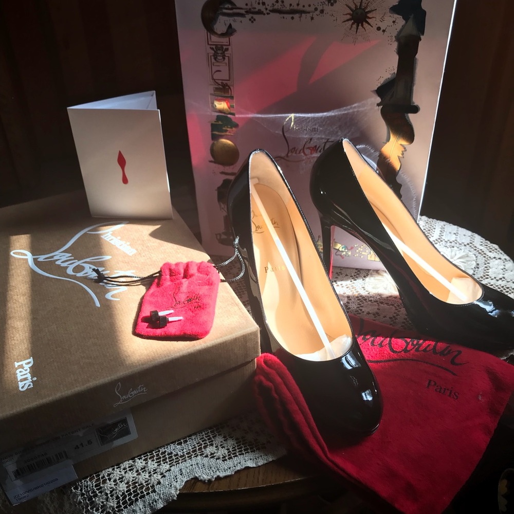Louboutin shoes women’s 41.5 with receipt.